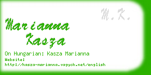 marianna kasza business card
